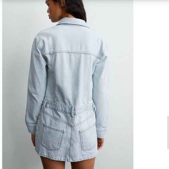 ZARA NWT Denim Dress - Picture 3 of 13